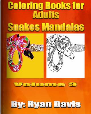 Book cover for Coloring Books for Adults - Snakes Mandalas