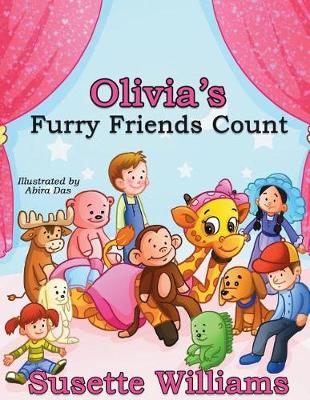 Book cover for Olivia's Furry Friends Count