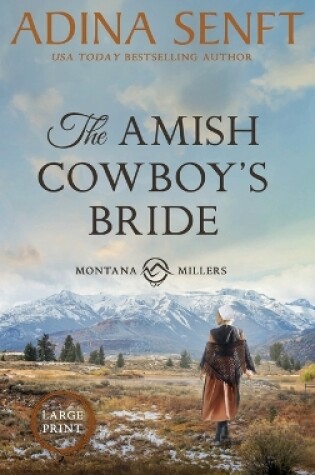 Cover of The Amish Cowboy's Bride (Large Print Hardcover)