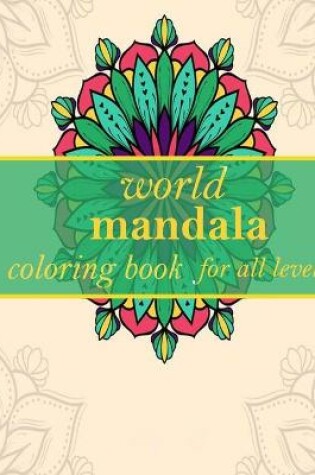 Cover of world mandala coloring book for all level