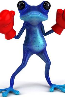 Book cover for Blue Frog with Red Boxing Gloves