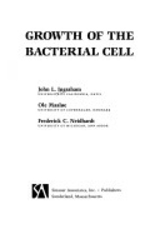 Cover of Growth of the Bacterial Cell