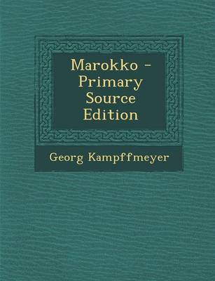 Book cover for Marokko - Primary Source Edition