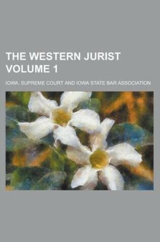 Cover of The Western Jurist Volume 1