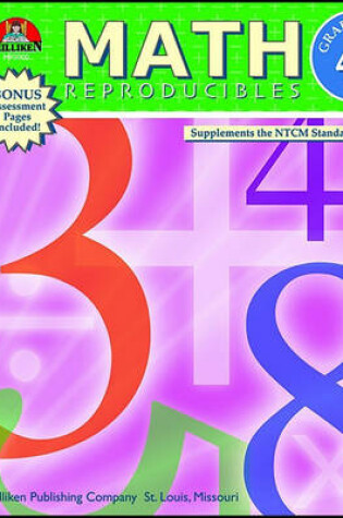 Cover of Math Reproducibles - Grade 4