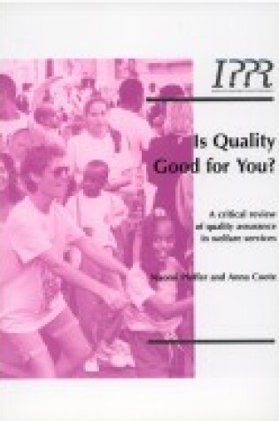 Cover of Is Quality Good for You?