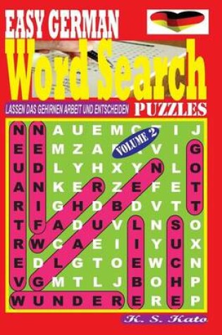 Cover of EASY GERMAN Word Search Puzzles. Vol. 2