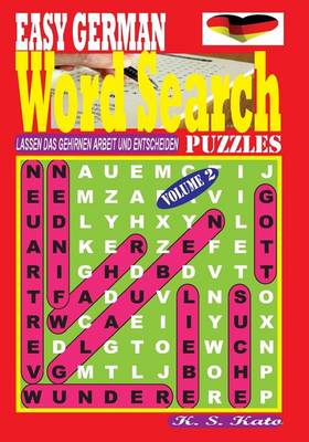 Book cover for EASY GERMAN Word Search Puzzles. Vol. 2