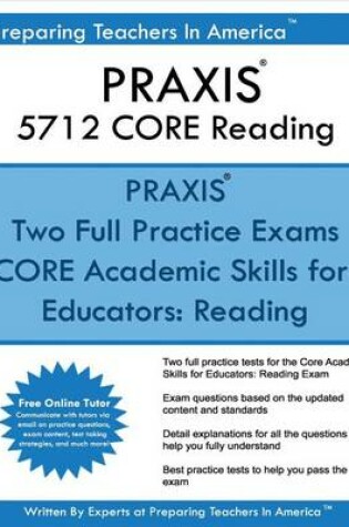 Cover of PRAXIS 5712 CORE Reading