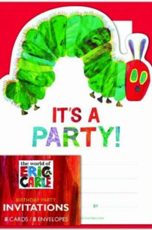 Cover of the Very Hungry Caterpillar Birthday Invitations