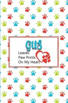 Book cover for Gus Leaves Paw Prints on My Heart