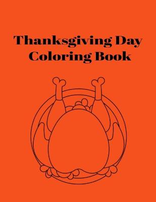 Book cover for Thanksgiving Day Coloring Book