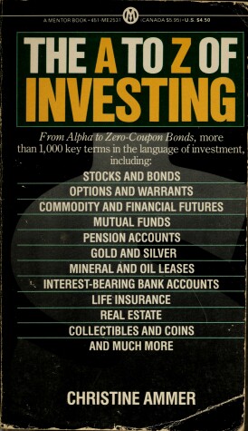 Cover of Ammer Christine : A to Z of Investing