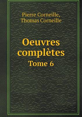 Book cover for Oeuvres complètes Tome 6