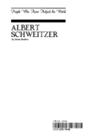 Cover of Albert Schweitzer