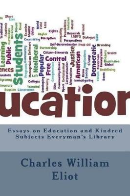 Book cover for Essays on Education and Kindred Subjects Everyman's Library