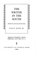 Book cover for The Writer in the South