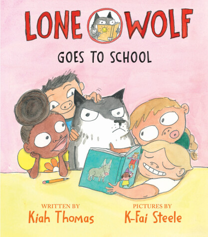 Book cover for Lone Wolf Goes to School