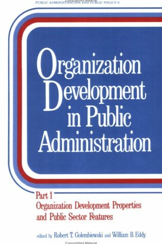 Cover of Organization Development in Public Administration