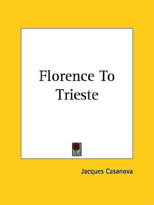 Book cover for Florence to Trieste