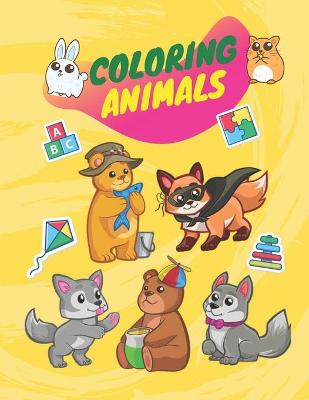 Book cover for Coloring animals