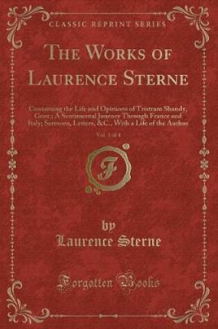 Cover of The Works of Laurence Sterne, Vol. 1 of 4