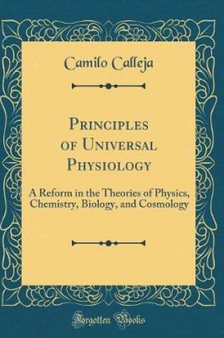 Cover of Principles of Universal Physiology