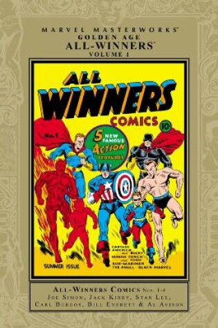 Cover of Marvel Masterworks: Golden Age All-winners - Volume 1