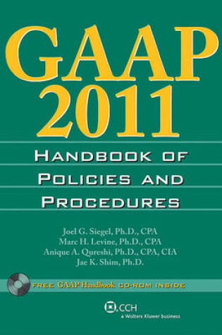 Cover of GAAP Handbook of Policies and Procedures (W/CD-ROM) (2011)