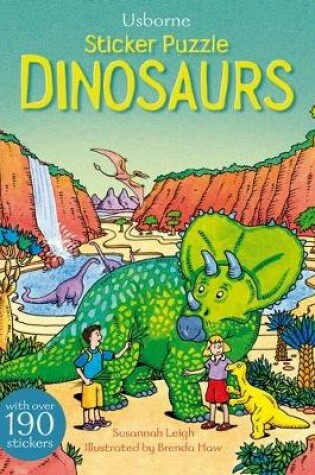 Cover of Sticker Puzzle Dinosaurs
