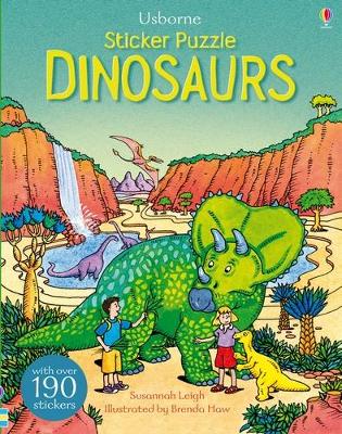 Cover of Sticker Puzzle Dinosaurs