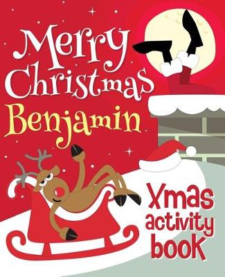 Book cover for Merry Christmas Benjamin - Xmas Activity Book