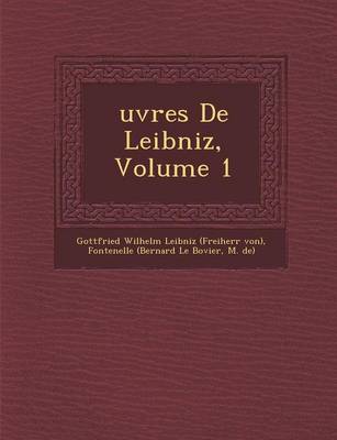 Book cover for Uvres de Leibniz, Volume 1