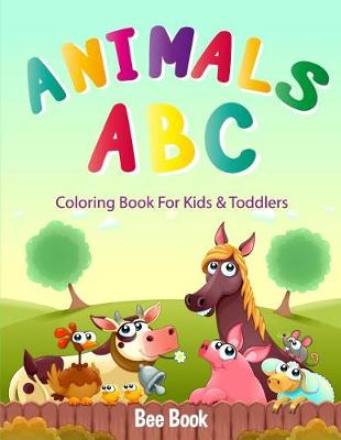 Book cover for Animals ABC Coloring Book for Kids & Toddlers