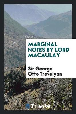 Book cover for Marginal Notes by Lord Macaulay