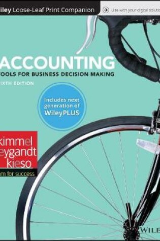 Cover of Accounting: Tools for Business Decision Making, 6e Wileyplus (Next Generation) + Loose-Leaf