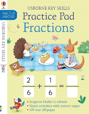 Cover of Fractions Practice Pad 7-8