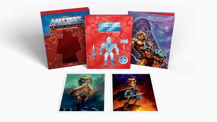 Book cover for The Art of Masters of the Universe: Origins and Masterverse (Deluxe Edition)