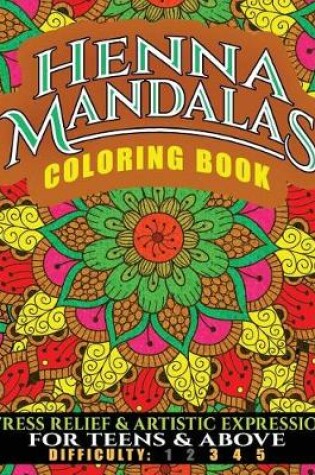 Cover of Henna Mandalas Coloring Book