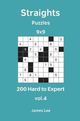 Book cover for Straights Puzzles - 200 Hard to Expert 9x9 vol. 4