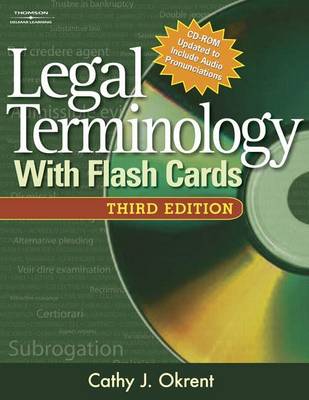 Book cover for Legal Terminology with Flashcards (Book Only)