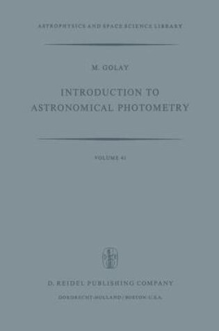 Cover of Introduction to Astronomical Photometry