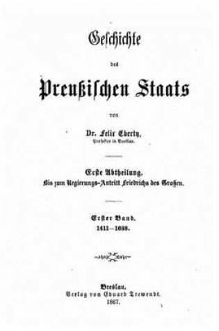 Cover of Geschichte des Preussischen Staats