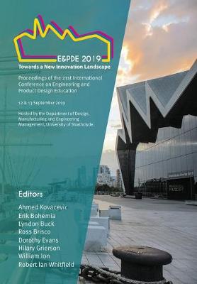 Book cover for Proceedings of the 21st International Conference on Engineering and Product Design Education (E&PDE19)