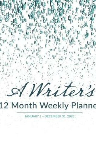 Cover of Writer's 12 Month Weekly Planner