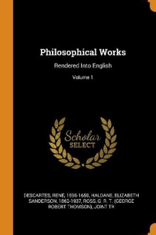 Cover of Philosophical Works