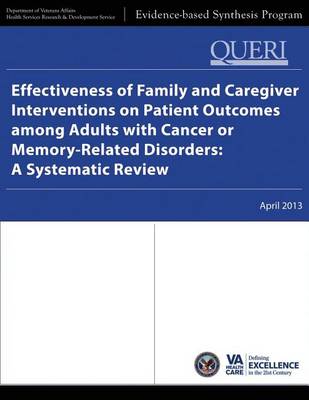 Book cover for Effectiveness of Family and Caregiver Interventions on Patient Outcomes Among Adults with Cancer or Memory-Related Disorders