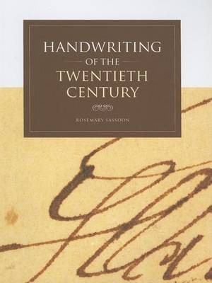 Book cover for Handwriting of the Twentieth Century