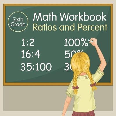 Book cover for Sixth Grade Math Workbook