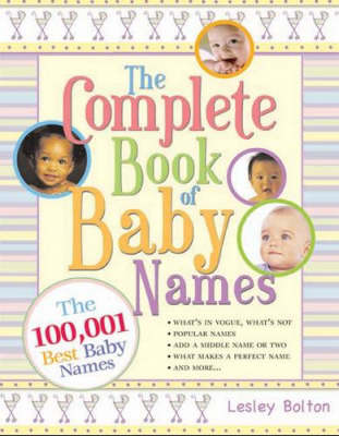 Book cover for Complete Book of Baby Names